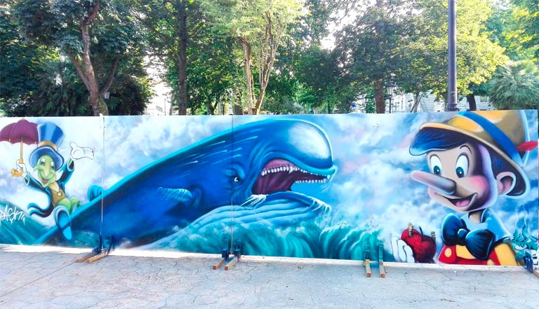 mural pinocho