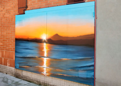 mural en cuadro eléctrico