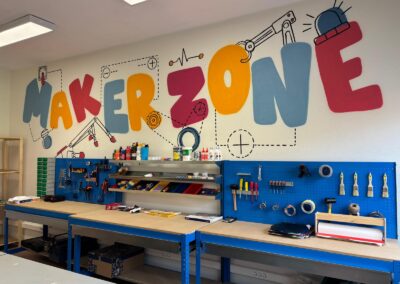 Murales para colegios: proyecto Colegio Begoña