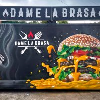Food truck graffiti